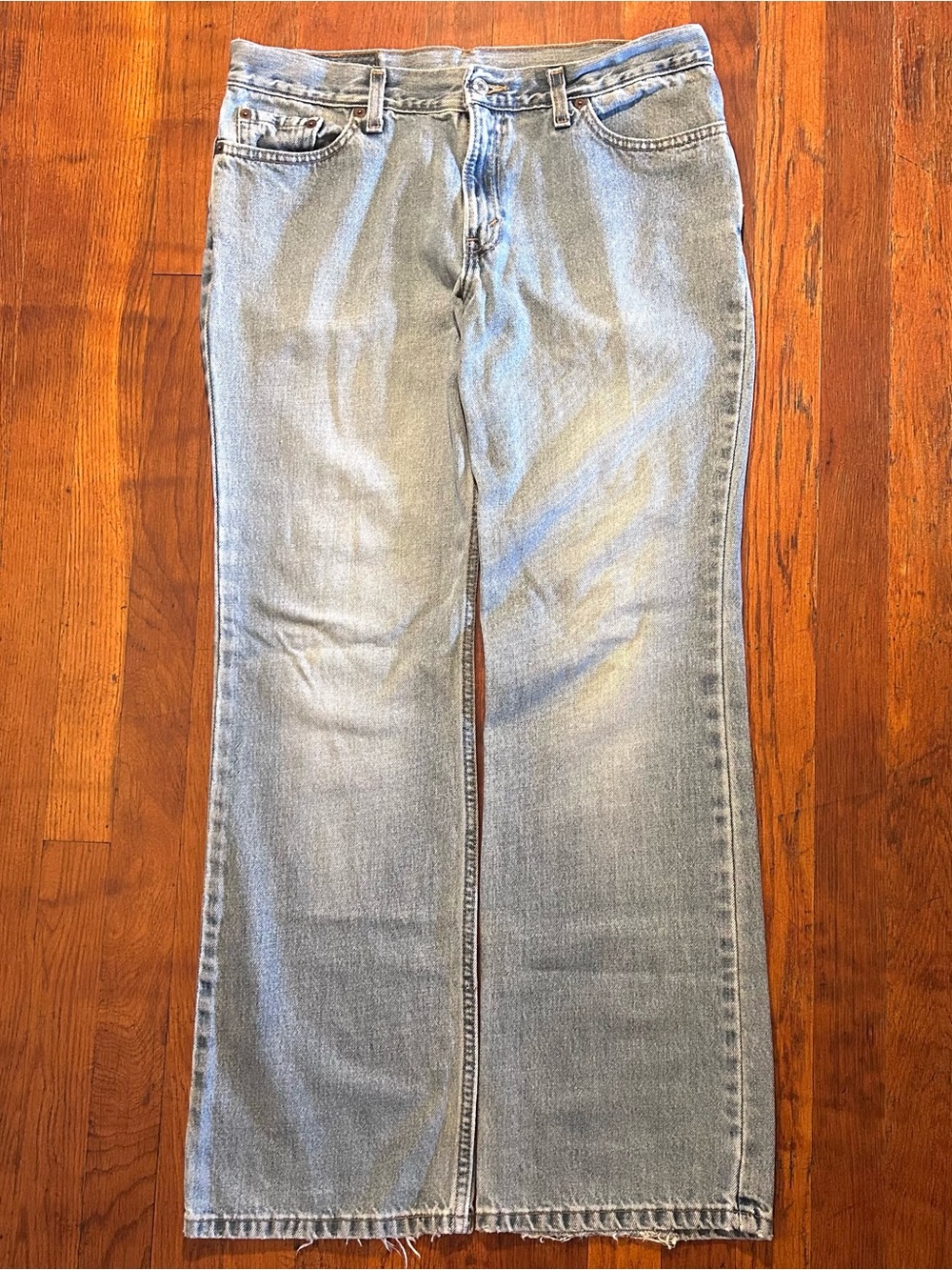 Vintage Y2K Levi’s 518 USA Bootcut Low Rise Light Wash Denim Blue Jeans 11 32x30